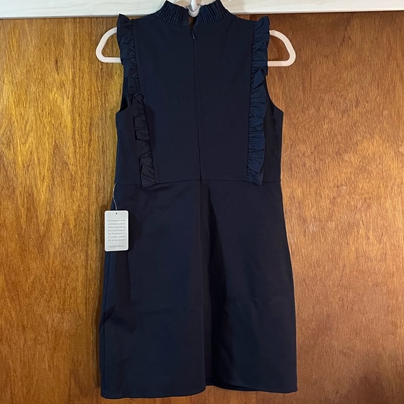 CHELSEA28 Navy Blue Dress w Ruffle Detail Sz 4P NWT - Picture 4 of 5